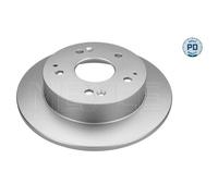MEYLE 2x Disques de Frein Arrière Ø260 MM Plein pour Honda Civic VII Hayon Eu EP