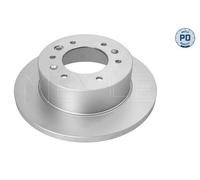 MEYLE 2x Disques de Frein Arrière Plein Recouvert pour Hyundai H350 Boîte