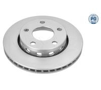 MEYLE 2x Disques de Frein Arrière Ventilé Recouvert pour VW Passat Variant Audi