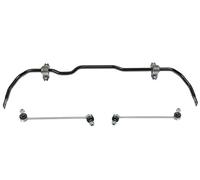 MEYLE Barre stabilisatrice Avant Jeu Barre Stabilisatrice 100 653 0009/HD avec colliers avec bielle/barre de poussée avec support en caoutchouc