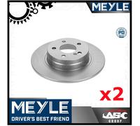 Meyle Frein Disque Set (2) - Arrière - Pour Mercedes Classe C (204), E (207) 07