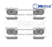 Meyle Frein Tampon Set,Essieu Avant Avec anti-grincement plaque 025 214