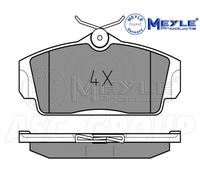 Meyle Frein Tampon Set,Essieu Avant Avec anti-grincement plaque 025 234