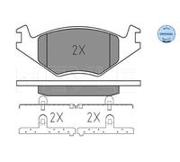 Plaquettes de frein avant et ressorts de retenue MEYLE OE pour VW Golf 2