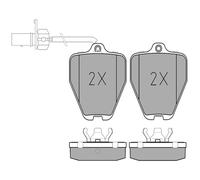 MEYLE Jeu de garnitures de frein, frein à disque 0252145218/PD