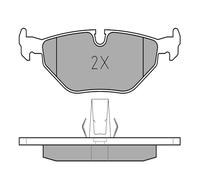 MEYLE Jeu de garnitures de frein, frein à disque 0252169117/PD Compatible avec: BMW 5, 5 Touring