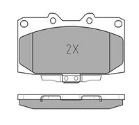 Jeu de plaquettes de frein, frein à disque