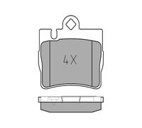 MEYLE Jeu de garnitures de frein, frein à disque 0252307815