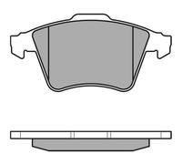 Jeu de plaquettes de frein, frein à disque