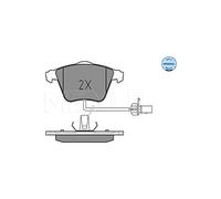 MEYLE Jeu de garnitures de frein, frein à disque 0252376220/W Compatible avec: AUDI A6 C5, A6 C5 Avant, ALLROAD C5