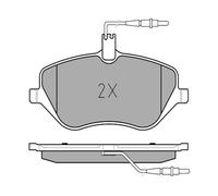 MEYLE Jeu de garnitures de frein, frein à disque 0252413317/W Compatible avec: CITROËN C5 III, C5 III Break, C6, PEUGEOT 407, 407 Coupe, 407 SW, 607