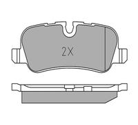 MEYLE Jeu de garnitures de frein, frein à disque 0252419217 Compatible avec: LAND ROVER DISCOVERY III, LAND DISCOVERY IV, LAND RANGE III, LAND RANGE SPORT I