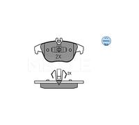 1x Kit de plaquettes de frein, frein à disque MEYLE 025 242 5418