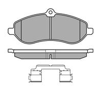 MEYLE Jeu de garnitures de frein, frein à disque 0252459518/W Compatible avec: CITROËN JUMPY II, JUMPY II Kasten, FIAT SCUDO Bus, SCUDO Kasten, SCUDO Pritsche/Fahrgestell, PEUGEOT EXPERT Kasten
