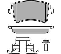 Jeu de plaquettes de frein, frein à disque