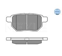 Jeu de plaquettes de frein, frein à disque