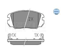 MEYLE 025 246 1817/W Plaquettes de frein