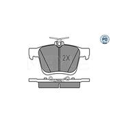 MEYLE 025 250 0816/PD Plaquettes de frein