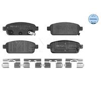 MEYLE Jeu de garnitures de frein, frein à disque 0252509616/W