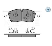 MEYLE Jeu de garnitures de frein, frein à disque 0252519021/PD