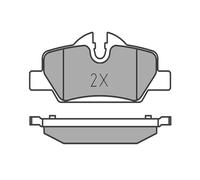 MEYLE Jeu de garnitures de frein, frein à disque 0252598016