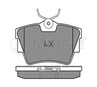 MEYLE Kit plaquettes de frein, frein à disque 0252398017