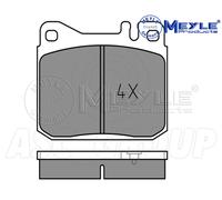 Meyle Plaquette De Frein Set,Essieu Avant Avec anti-grincement plaque 025 203