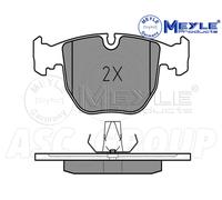 Meyle Plaquette De Frein Set,Essieu Avant Avec anti-grincement plaque 025 214