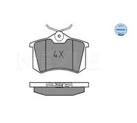 MEYLE Plaquette de Freins Bremsbelegsatz Arrière pour VW Golf IV Seat