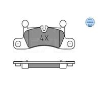 MEYLE Plaquette de Freins Bremsbelegsatz Arrière pour VW Touareg Porsche Cayenne