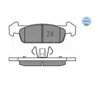 MEYLE Plaquette de Freins Bremsbelegsatz Avant pour Dacia Sandero II Logan MCV