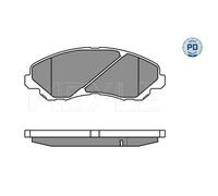 MEYLE Plaquette de Freins Bremsbelegsatz Avant pour Mitsubishi Lancer VIII