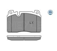 MEYLE Plaquette de Freins Bremsbelegsatz Avant Système Brembo pour Audi Q5