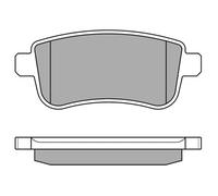 MEYLE 025 248 2015 Plaquettes de frein arrière pour Megane Clio Scenic Arkana Fl