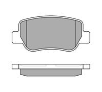 MEYLE Plaquettes de frein arrière (jeu) 0252488516/W Compatible avec: TOYOTA AVENSIS Kombi, AVENSIS Stufenheck
