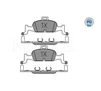 MEYLE Plaquettes De Frein Ensemble De Plaquettes Avant Pour Audi A4 Avant