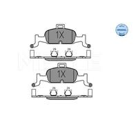 MEYLE Plaquettes De Frein Ensemble De Plaquettes Avant Pour Audi A4 Avant