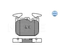 MEYLE Plaquettes De Frein Ensemble De Plaquettes Avant Pour BMW 1Er 3Er Touring