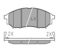 MEYLE Plaquettes de freins Avant avec indicateur d'usure 025 236 9816/W