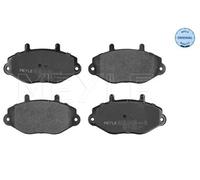 MEYLE Plaquettes de freins Avant contact de signal d'usure exclu 025 214 6918