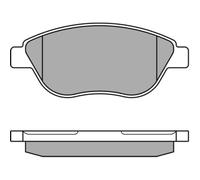 MEYLE Plaquettes de freins Avant contact de signal d'usure inclus 025 237 0919/W