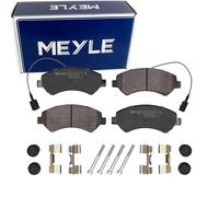 MEYLE Plaquettes de freins Avant contact de signal d'usure inclus avec accessoires 025 244 6619/W1