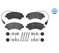MEYLE Plaquettes de freins Avant contact de signal d'usure inclus avec accessoires 025 244 6619/W2