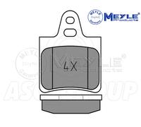 Meyle Set Plaquettes De Frein,Essieu Arrière Avec anti-grincement plaque 025 201