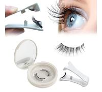 Meylora Magnetic Lashes, Blisdora Magnetic Lashes, Magnetic Eye Lashes With Applicator, Double Sided Reusable Magnetic Eyelashes (Natural)