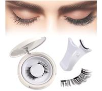 Meylora Magnetic Lashes, Meylora Magnetic Eyelashes With Applicator, Quick Easy Safe No Glue or Liner Needed (Natural, 1 PCS)