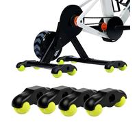 MeYuxg 4 Pieds Rocker Plate Feet avec 8 Balles de Tennis,Adaptateur de Pieds de Bascule à vélo à l'intérieur, Rocker Plate Feet Portable pour Wahoo Kickr Core 2,Home Trainer,Zwift Ride
