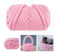 MeYuxg Grosse Laine à Tricoter à La Main Rose, 25M Pelote Laine Grosse Maille Super Douce Lavable, Grosse Laine pour Plaid, Pelote de Laine XXL pour Couverture, Chunky Yarn (500g)