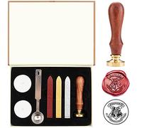 MeYuxg Harry Potter Kit Sceau Cire Poudlard Magic School Harry Styles Décoration Noël Carte Invit. Boîte Cadeau