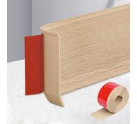 MeYuxg Plinthe souple autocollante, Plinthe en PVC autocollante, Plinthe de cuisine 10 cm x 10 m, Bande de finition murale pour cuisine, Bande de transition décorative pour salon, chambre (Aération
